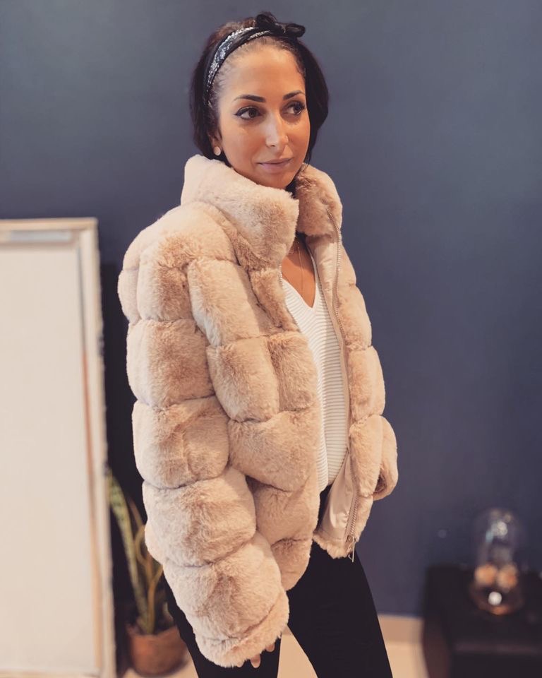 Parka rose poudré cheap