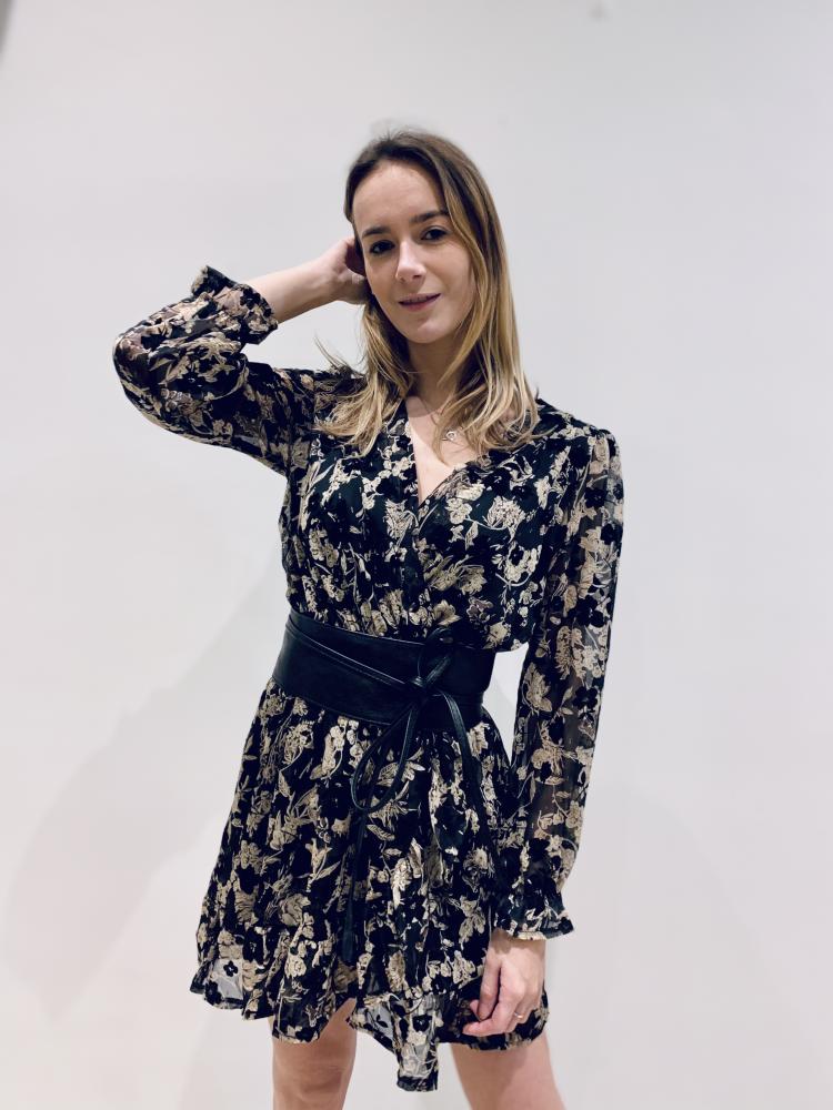 Vente en ligne Robe Papillonne noire REF