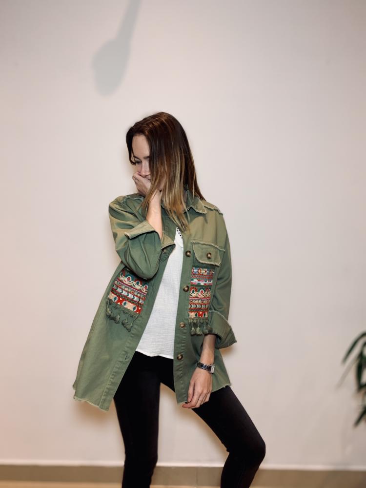 Acheter en ligne Veste Veste Eliott kaki Veste Veste Eliott kaki