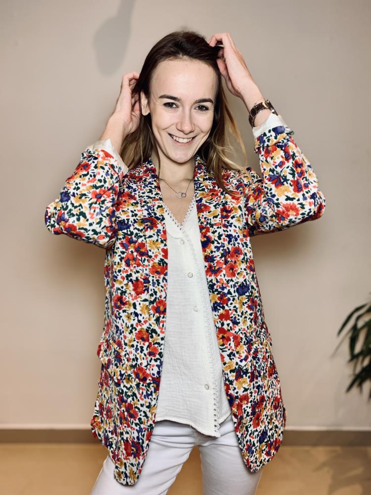 Acheter en ligne Blazer Blazer Vesna à fleurs Blazer Blazer Vesna à fleurs
