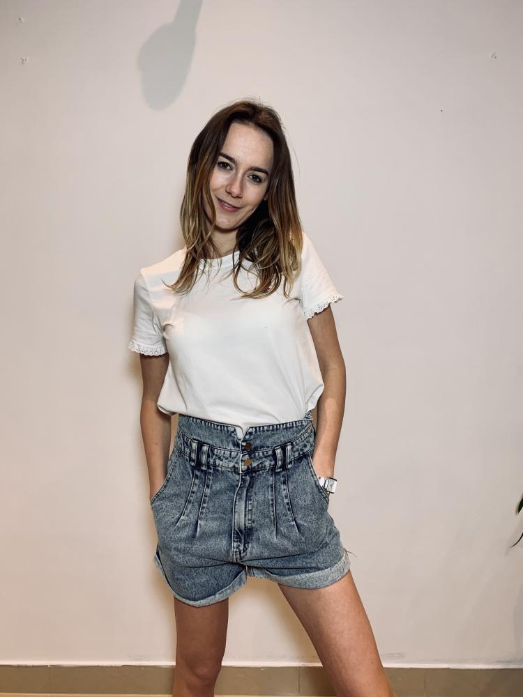 Acheter en ligne Jupes & Shorts Short Elonie bleu Jupes & Shorts Short Elonie bleu