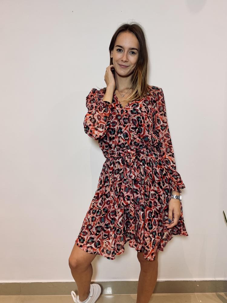 Robes Robe courte fleurie Piron