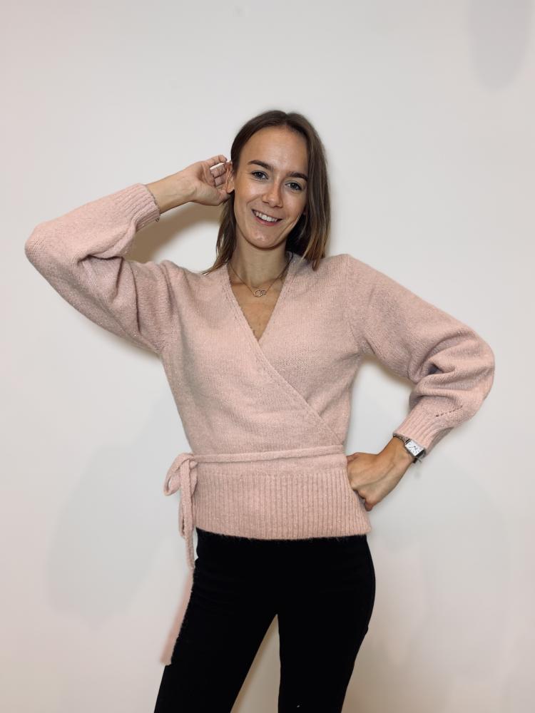 Pull Pull cache-coeur Simon rose