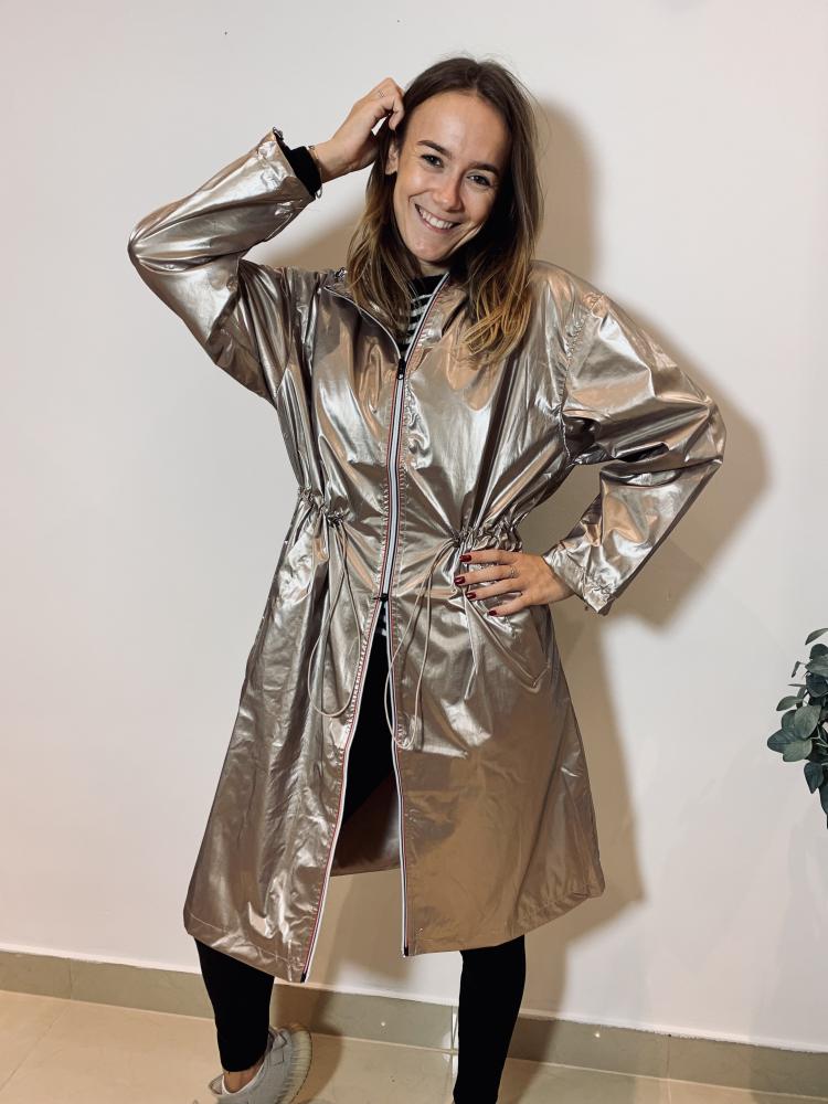 Parka Veste coupe vent Jasper or rose