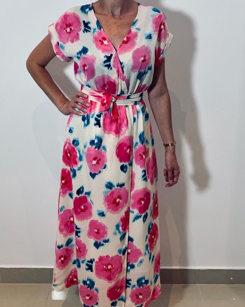 Acheter en ligne Robes Robe Kristine fleurie Robes Robe Kristine fleurie