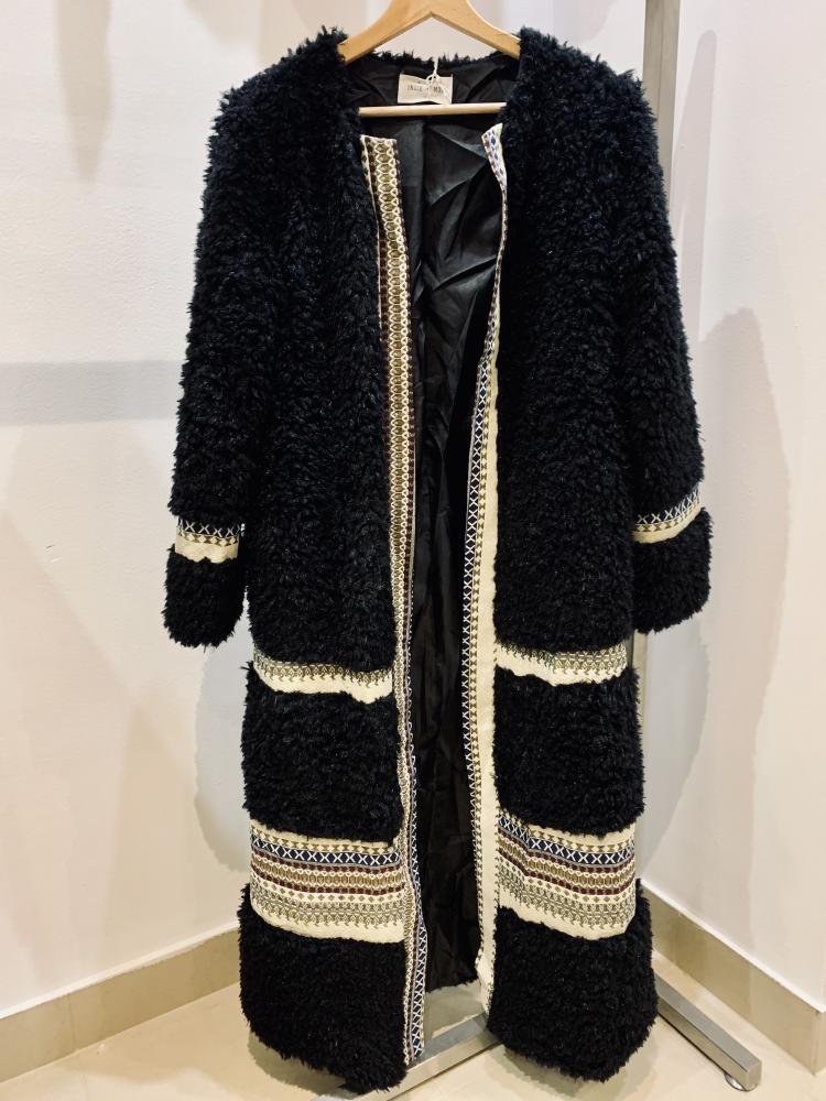 Gilets Gilet manteau Giulia noir