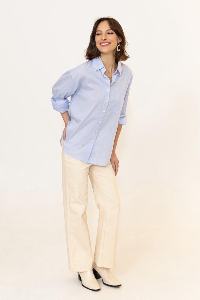 Chemises Chemise Nerina rayures bleues