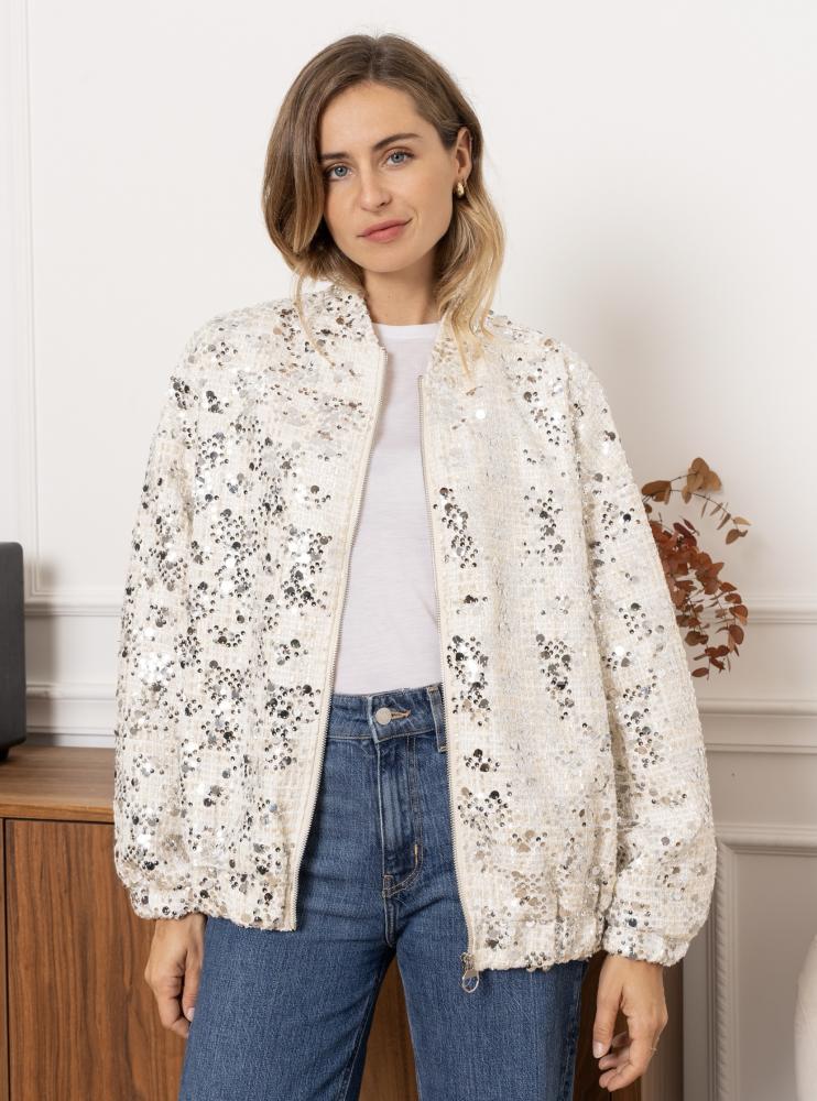 Acheter en ligne Bombers Bomber Flavia beige Bombers Bomber Flavia beige