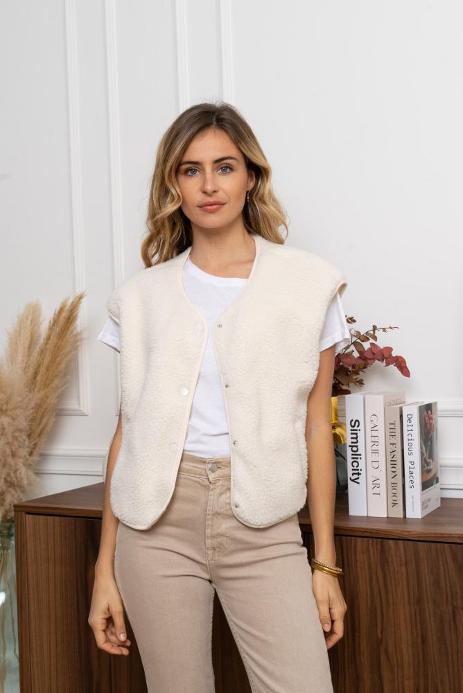Gilets Gilet Lucy beige