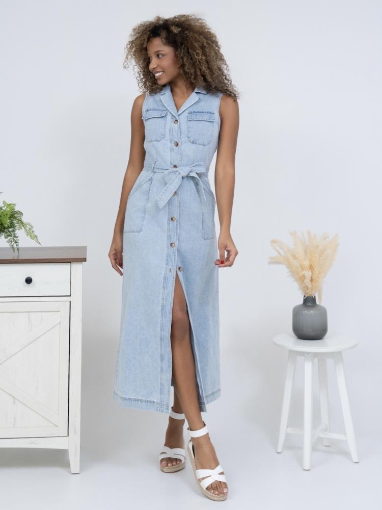 Robes Robe Coleen bleu jean