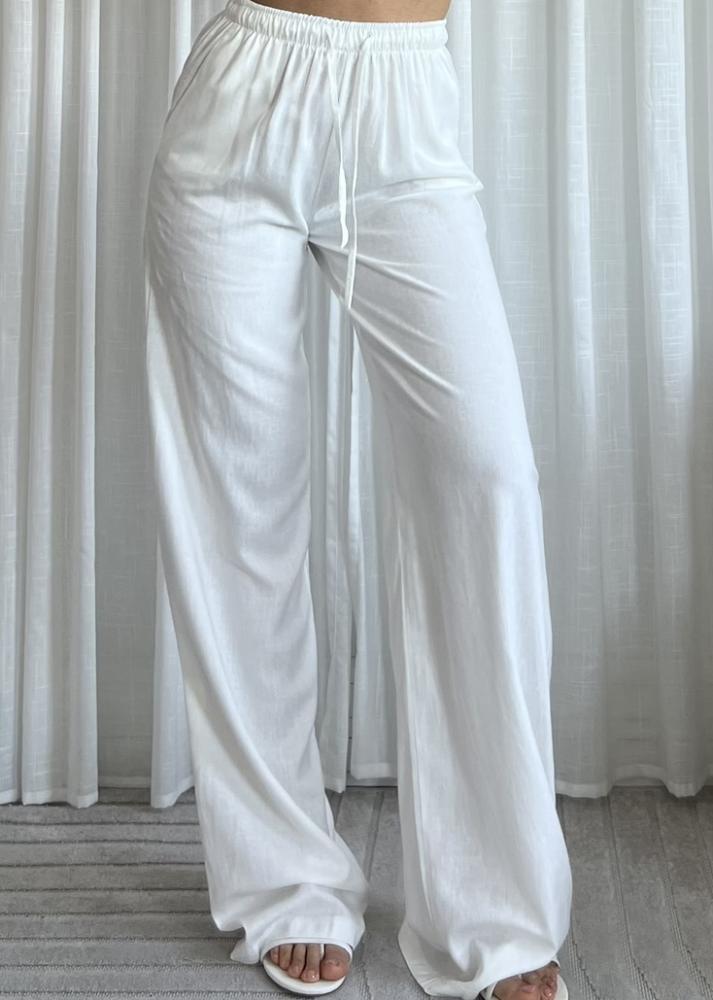 Jeans & Pantalons Pantalon Mirta blanc