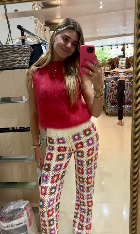 Acheter en ligne Jeans & Pantalons Pantalon Enoryne en crochet Jeans & Pantalons Pantalon Enoryne en crochet