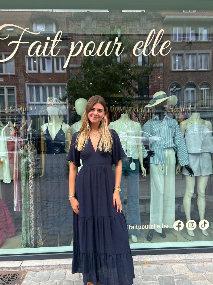 Robes Robe Emine marine