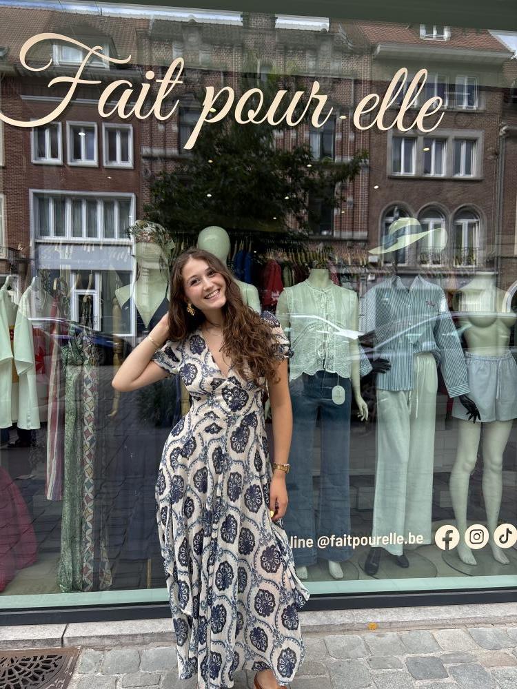 Robes Robe Lucianda imprimée à bohème
