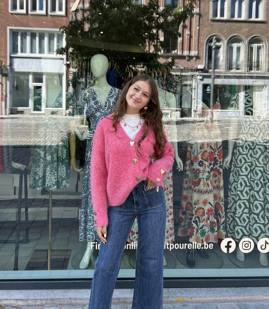 Gilets Gilet Enes rose