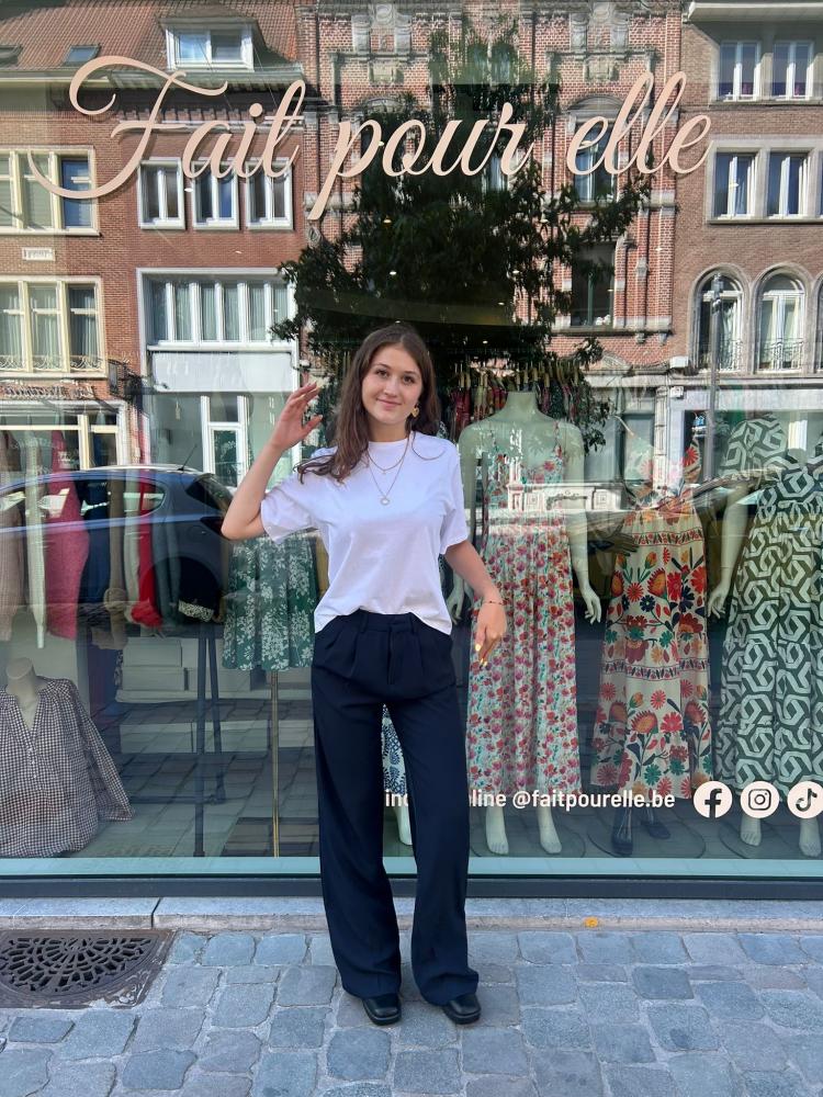 Jeans & Pantalons Pantalon Lilly marine