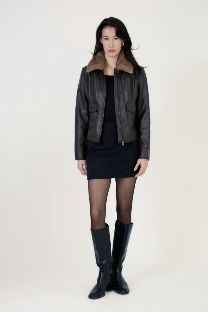 Veste Veste ANOUK marron