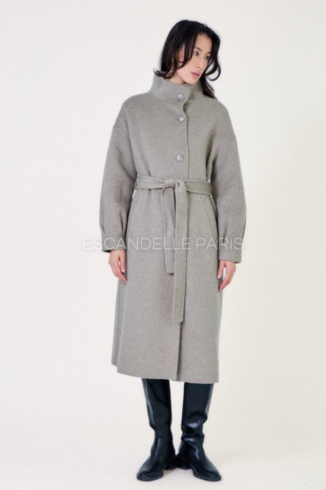 Manteau Manteau Elss long beige