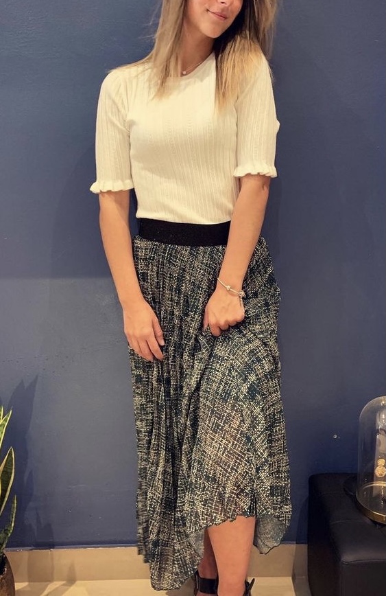 Blouses Haut Rebecca blanc