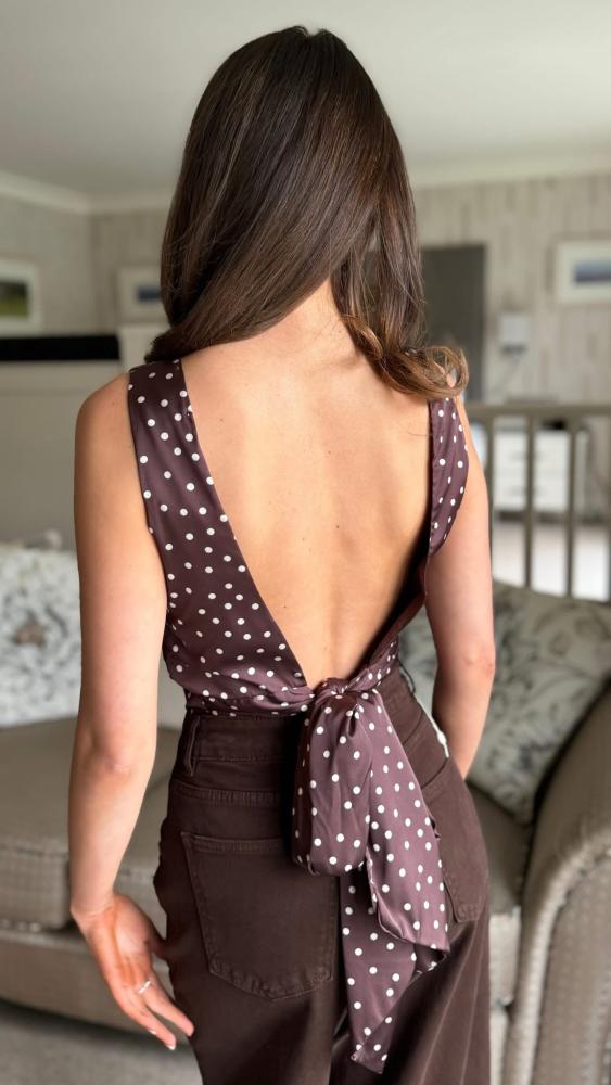 Tops Top Juana marron