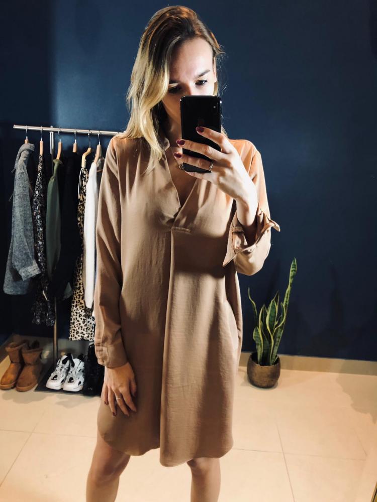 Robes Robe chemise Hailey camel