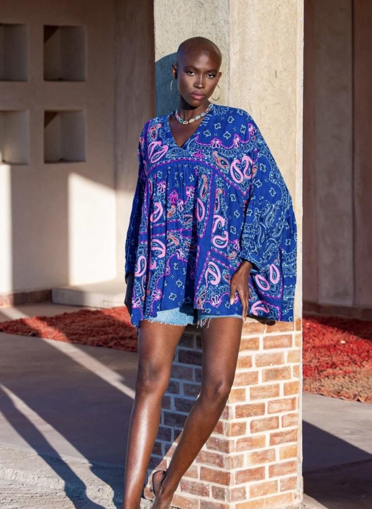 Blouses Blouse BRUCE navy