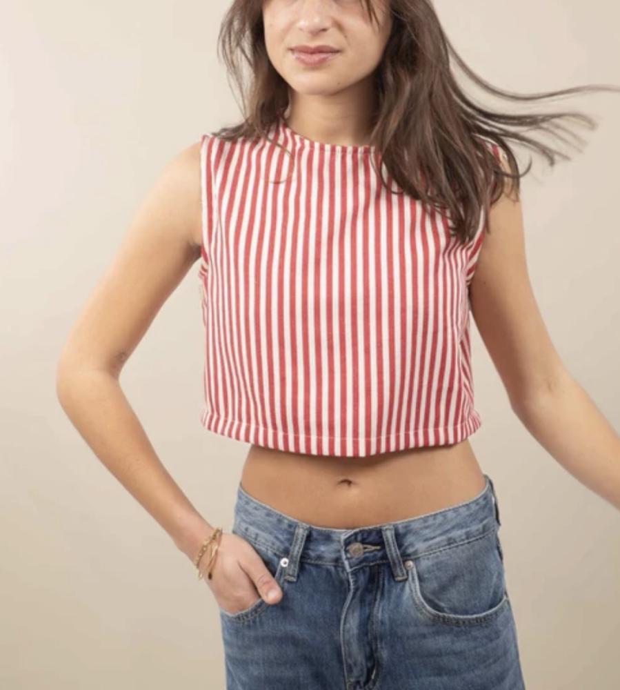 Tops Top Birna rouge