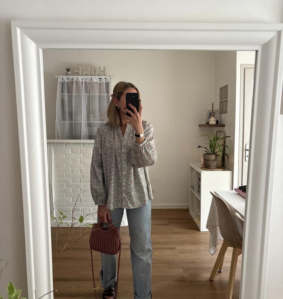 Acheter en ligne Blouses Blouse liberty Fébronie Blouses Blouse liberty Fébronie