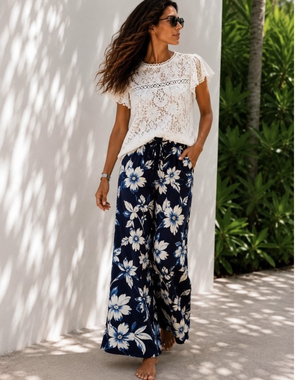Jeans & Pantalons Pantalon Jofia marine