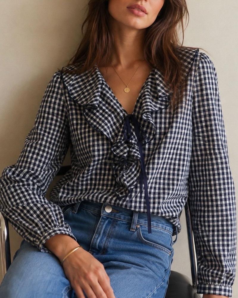 Blouses Blouse Aria bleu marine