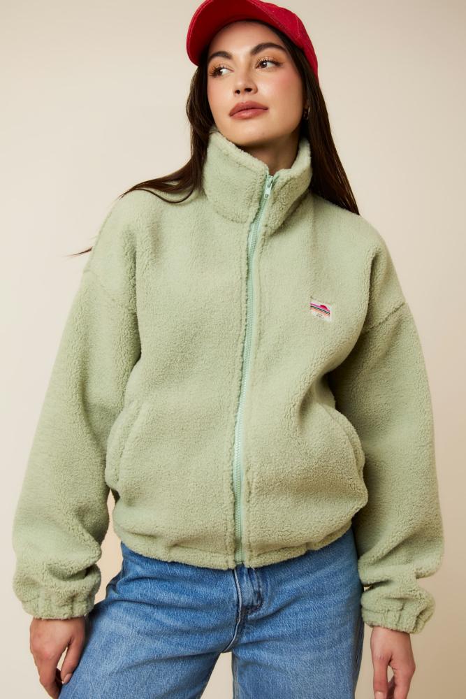 Veste Polaire Raina vert menthe