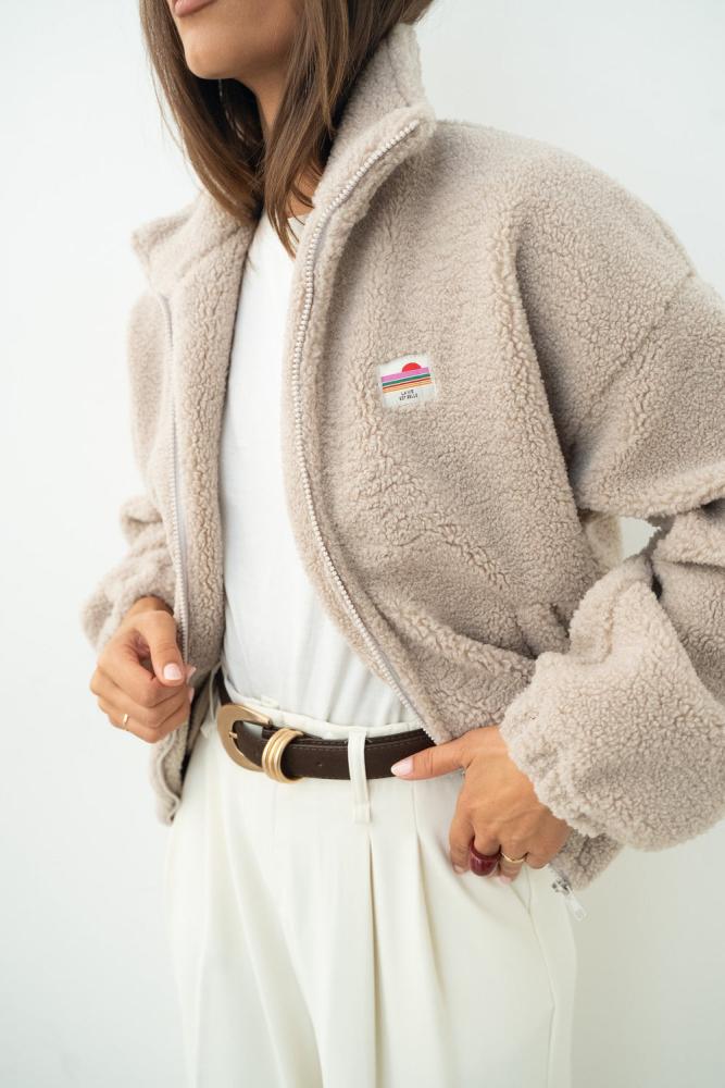 Veste Polaire Raina taupe
