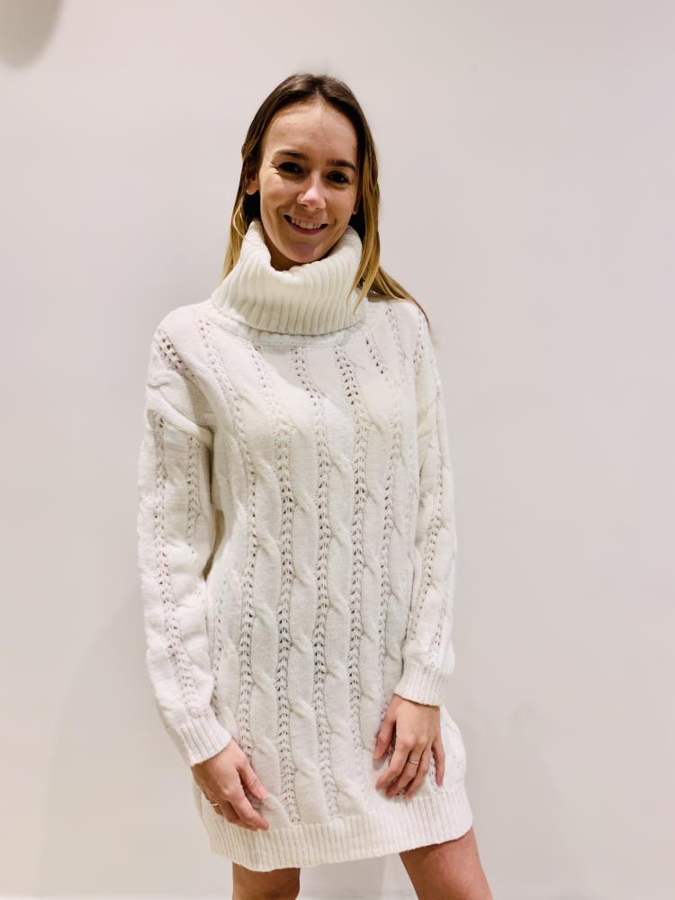 Pull Robe pull Milano blanc