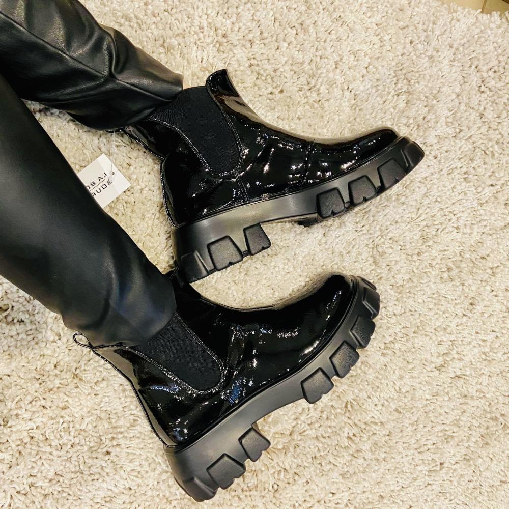 Bottines Bottines vernies noires