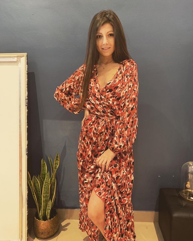 Robes Robe Lilas à fleurs