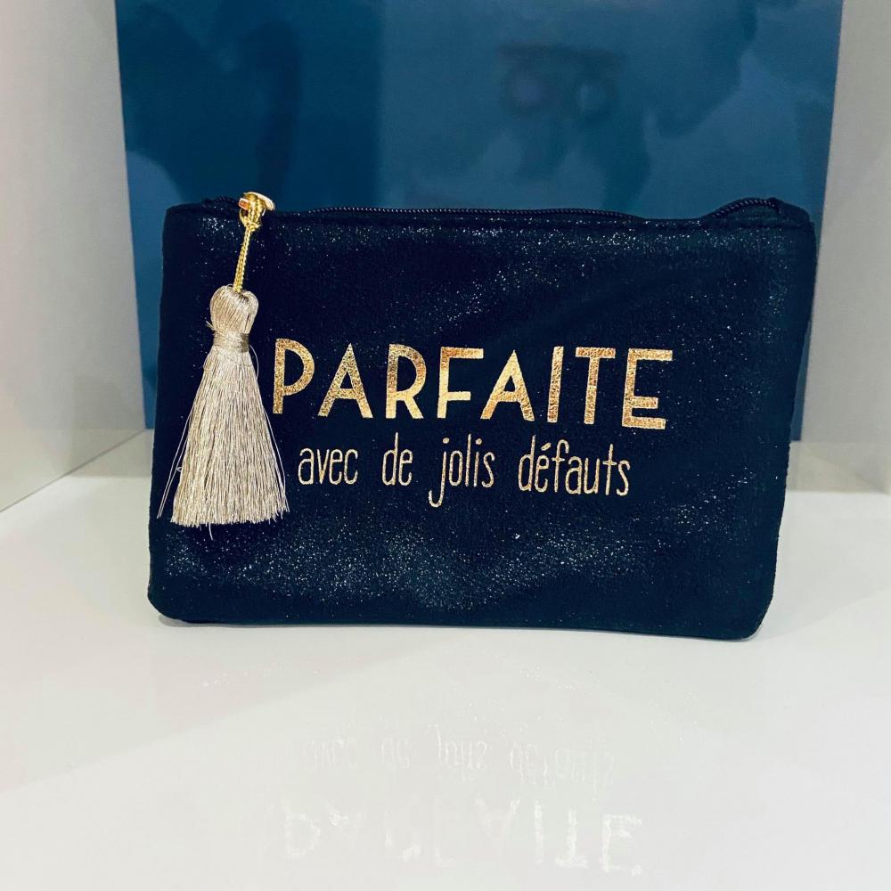 Pochette Pochette Parfaite avec de jolis défauts noir