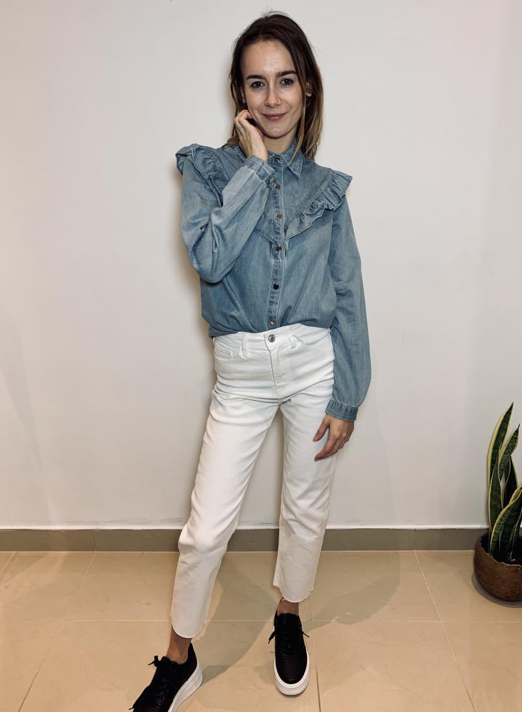 Chemises Chemise en jean Elo bleu